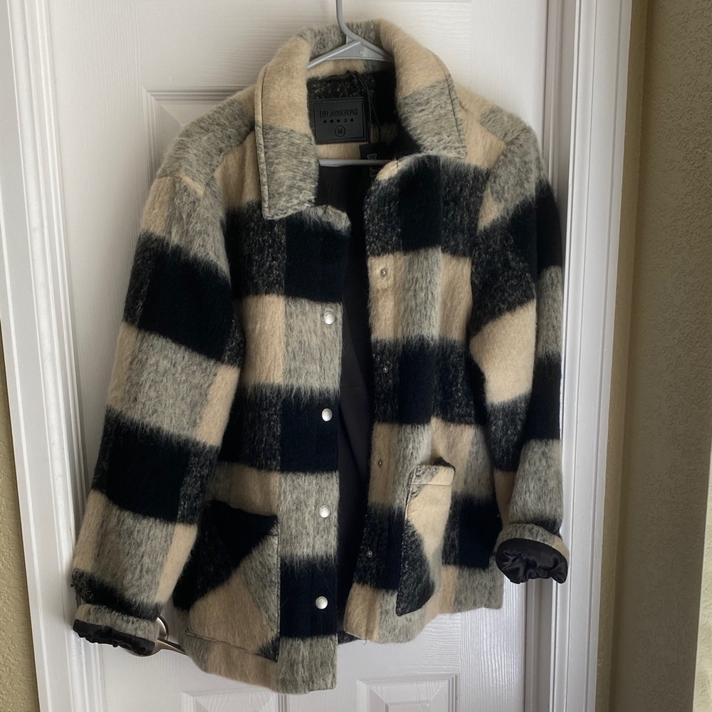 BLANK NYC Wool-Blend Shacket